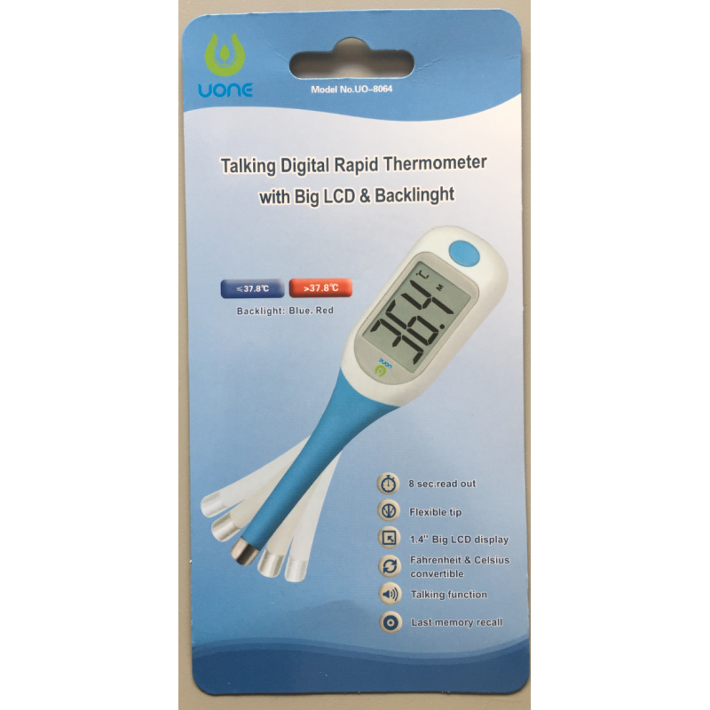 Thermomètre médical parlant sans contact