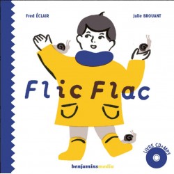 Flic Flac - Livre en noir et braille avec CD