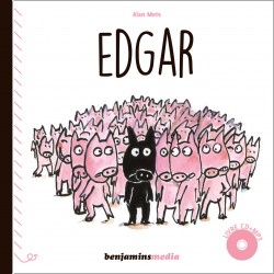 Edgar - Livre en noir et braille avec CD