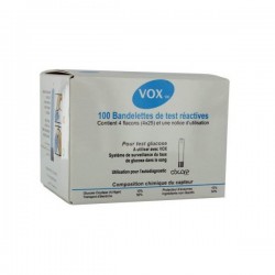 Bandelettes pour glucomètre parlant Vox - par 100