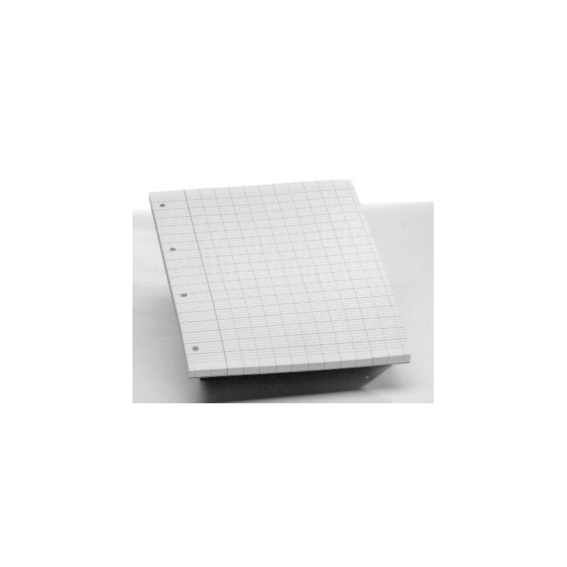 Bloc de feuilles simples - Format A4 21 x 29,7 cm - 160 pages lignées -  Blanc 80 g/m² - Cultura - Feuille Simple - Copies - Feuilles