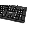 Clavier contrasté à caractères agrandis pour personnes malvoyantes - image 2 sur 3