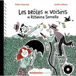 CD - LES DROLES DE VOISINS DE ROSELINE SEMELLE + NOIR + BRAILLE