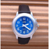 MONTRE PARLANTE 1 BOUTON FOND BLEU - image 1 sur 2