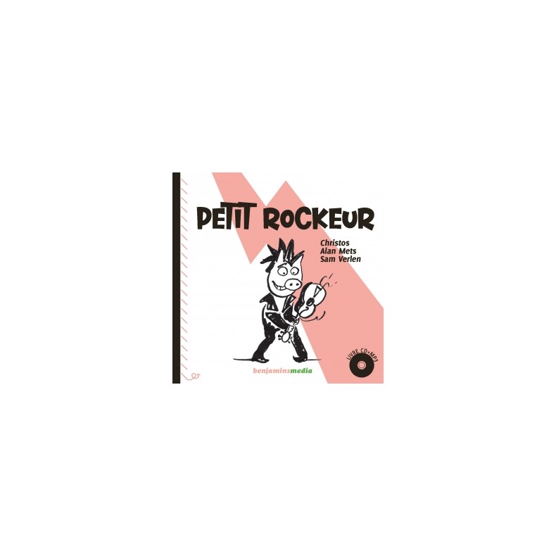 Petit rockeur - Livre en noir et braille avec CD