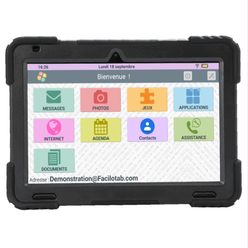 Tablette numérique adaptée aux personnes en situations de handicap