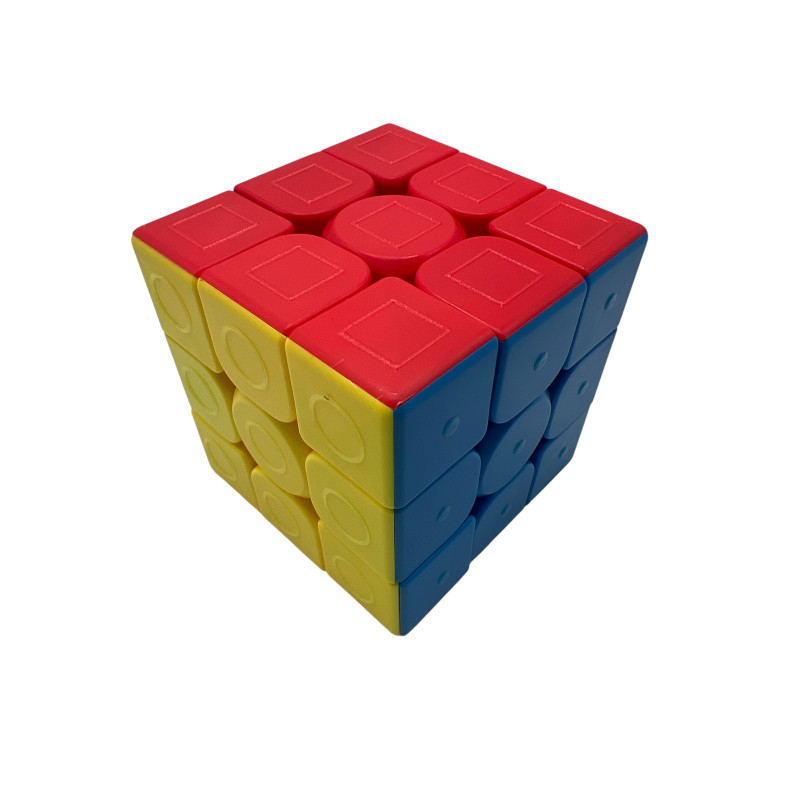 Rubik's cube 3x3 en relief pour personnes et malvoyantes - Avh - image 1 sur 2