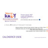Calendrier grands caractères format A3+ pour malvoyants- Avh - image 2 sur 2