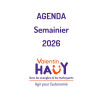 Recharge pour agenda grands caractères format A5 pour malvoyants - Avh - image 4 sur 4
