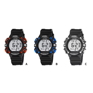 Montre parlante sport bleue, rouge ou grise - déficients visuels - Avh