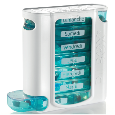 Pilulier semaine Pilbox 7 pour déficients visuels - Avh