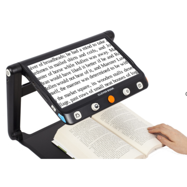 Loupe électronique Clover Book Mate pour personnes malvoyantes - Avh