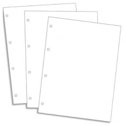 Papier étudiant perforé 21 x 29,7 - 160 g - 250 feuilles